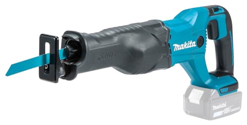 Makita DJR186ZK Akku-Reciprosäge 18 V im Transportkoffer (ohne Akku, ohne Ladegerät), Türkis;schwarz, ohne Ladgerät im Transportkoffer von Makita