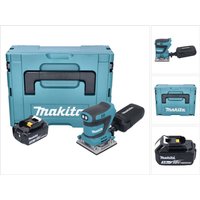 Dbo 484 F1J Akku Schwingschleifer 18 v 112 x 102 mm + 1x Akku 3,0 Ah + Makpac - ohne Ladegerät - Makita von Makita