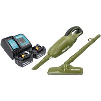 Dcl 180 SF2O Akku Staubsauger 18 v 0,65 l Olive Outdoor Adventure Serie + 2x Akku 3,0 Ah + Ladegerät - Makita von Makita