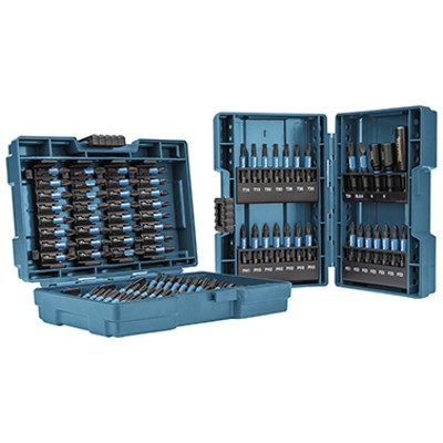 Display 10x Impact Black Bit-Set 90-teilig E-03109-10 von Makita