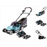 Dlm 432 PM4 Akku Rasenmäher 36 v ( 2x 18 v ) 43 cm Brushless + 4x Akku 4,0 Ah + Doppel Ladegerät - Makita von Makita