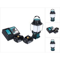 Dmr 055 rt Akku Radio 18 v fm mit Laterne 360° Taschenlampe + 2x Akku 5,0 Ah + Ladegerät - Makita von Makita