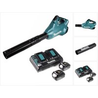 Dub 362 2x18 Volt Akku Laubbläser Akku-Gebläse + 2x 6 Ah Akku + dc 18 rd Doppel Ladegerät - Makita Dub 362 2x18 Volt Akku Laubbläser Akku-Gebläse + 2x 6 Ah Akku + dc 18 rd Doppel Ladegerät - Makita von Makita