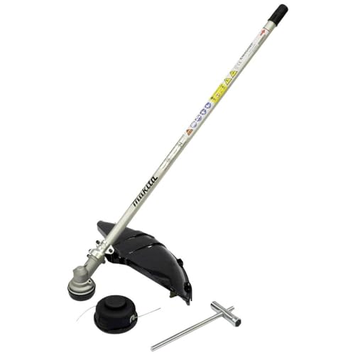 Makita 198768-1 Sensenaufsatz EM404MP, Aufsatz zum Bearbeiten großer Flächen mit Fadenkopf und Messer, passend für Akku-Multifunktionsantrieb UX01G, DUX60, DUX18 von Makita