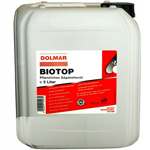 Makita 980008211 980008211 Biotop Kettenöl (biologisch abbaubar), 5 Lithium-Ionen, Schwarz von Makita
