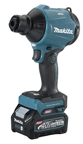 Makita AS001GA102 Akku-Gebläse 40V max. / 2,0 Ah, 1 Akku + Ladegerät in Transporttasche, Petrol von Makita