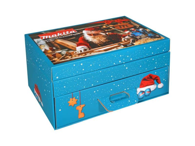 Makita Adventskalender 2025 (78-tlg), Kalender mit hochwertigem Markenwerkzeug von Makita