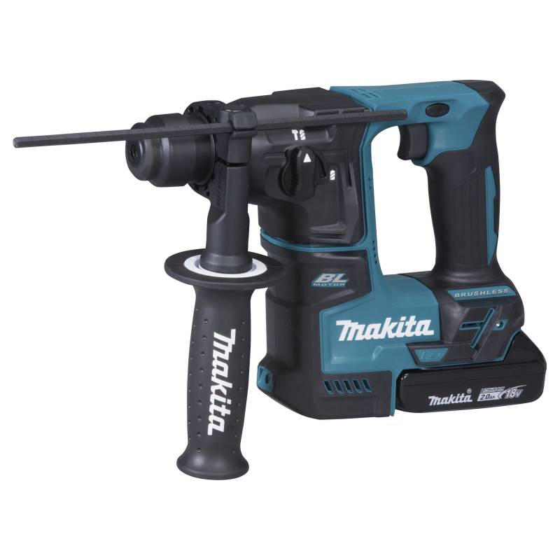 Makita Akku-Bohrhammer 'DHR171RAJ' für SDS-Plus, mit 2 Akkus, 18 V von Makita