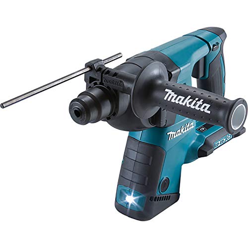 Makita Akku-Bohrhammer für SDS-Plus 2x18 V (ohne Akku), Blau, Silber, ohne Ladgerät im MAKPAC von Makita