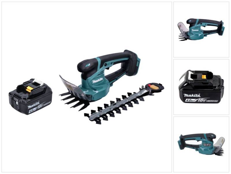 Makita Akku-Grasschere DUM 111 M1X Akku Grasschere Strauchschere 18 V + 1x Akku 4,0 Ah - ohn von Makita