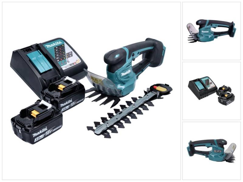 Makita Akku-Grasschere DUM 111 RFX Akku Grasschere Strauchschere 18 V + 2x Akku 3,0 Ah + Lad Makita Akku-Grasschere DUM 111 RFX Akku Grasschere Strauchschere 18 V + 2x Akku 3,0 Ah + Lad von Makita
