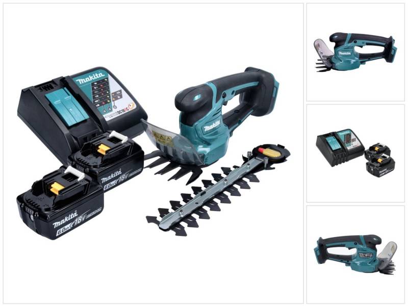Makita Akku-Grasschere DUM 111 RGX Akku Grasschere Strauchschere 18 V + 2x Akku 6,0 Ah + Lad Makita Akku-Grasschere DUM 111 RGX Akku Grasschere Strauchschere 18 V + 2x Akku 6,0 Ah + Lad von Makita