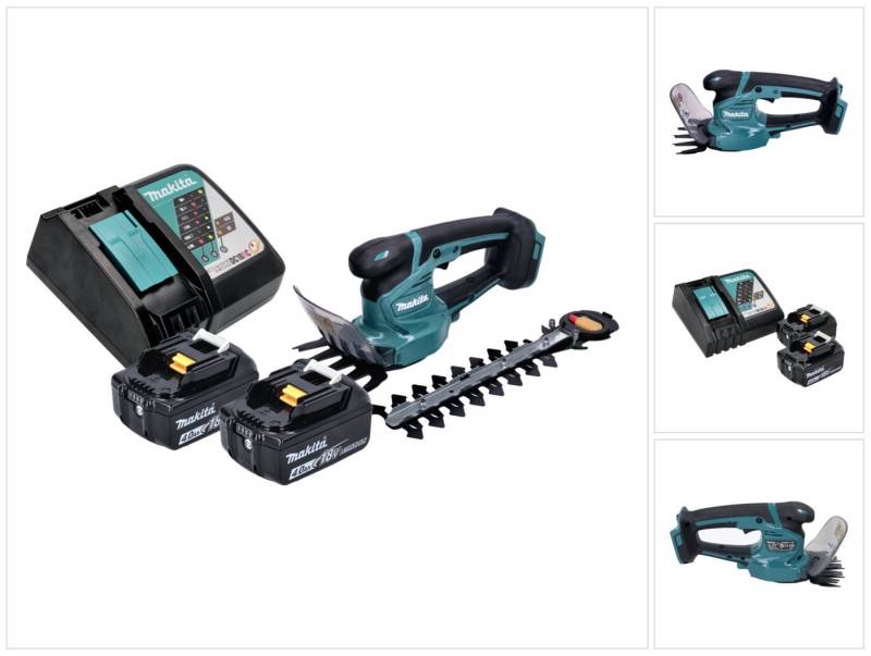 Makita Akku-Grasschere DUM 111 RMX Akku Grasschere Strauchschere 18 V + 2x Akku 4,0 Ah + Lad Makita Akku-Grasschere DUM 111 RMX Akku Grasschere Strauchschere 18 V + 2x Akku 4,0 Ah + Lad von Makita