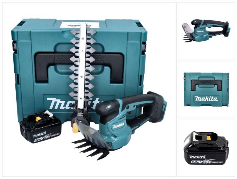 Makita Akku-Grasschere DUM 111 T1XJ Akku Grasschere Strauchschere 18 V + 1x Akku 5,0 Ah + Ma Makita Akku-Grasschere DUM 111 T1XJ Akku Grasschere Strauchschere 18 V + 1x Akku 5,0 Ah + Ma von Makita