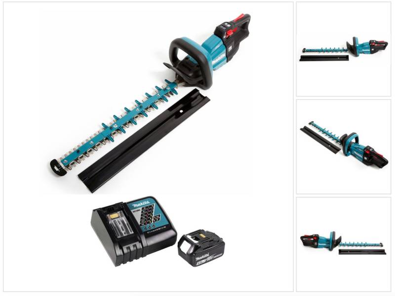 Makita Akku-Heckenschere DUH 502 RT1 Akku Heckenschere 18V 50cm + 1x Akku 5,0 Ah + Ladegerät von Makita