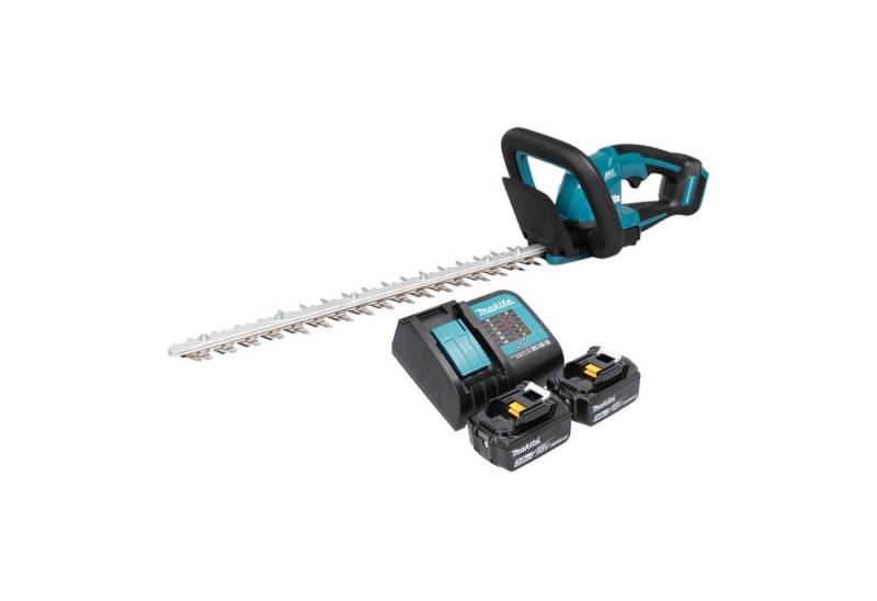 Makita Akku-Heckenschere DUH 506 SF2 18 V 50 cm Brushless + 2x Akku 3,0 Ah + Ladegerät von Makita