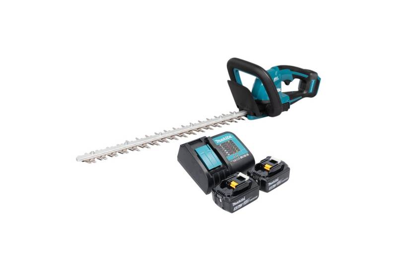 Makita Akku-Heckenschere DUH 506 ST2 18 V 50 cm Brushless + 2x Akku 5,0 Ah + Ladegerät von Makita