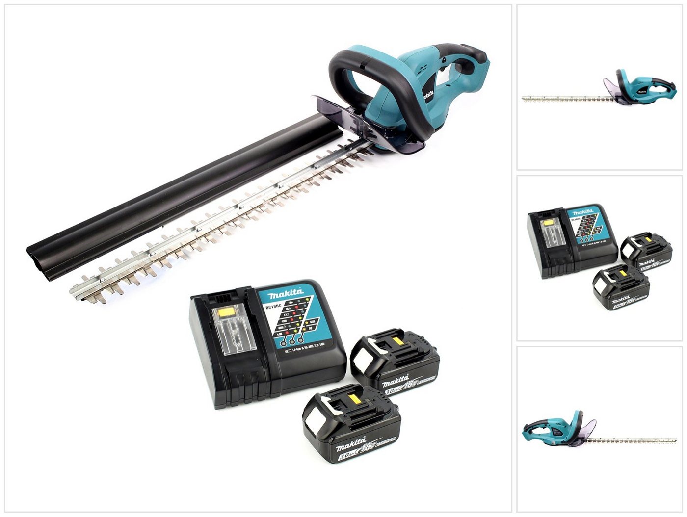 Makita Akku-Heckenschere DUH 523 Akku Heckenschere 18V 52cm mit 2x 3,0Ah Akku und Ladegerät Makita Akku-Heckenschere DUH 523 Akku Heckenschere 18V 52cm mit 2x 3,0Ah Akku und Ladegerät von Makita