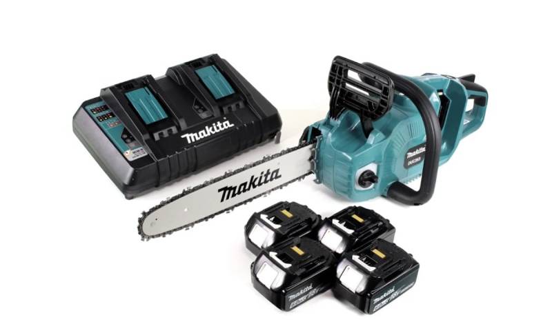 Makita Akku-Kettensäge DUC353PG4 inkl. 4x Akku 6Ah + Ladegerät von Makita