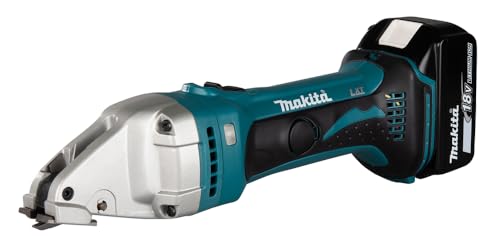 Makita Akku Kurvenschere 18 V / 5,0 Ah, 2 Akkus und Ladegerät im MAKPAC, DJS101RTJ von Makita