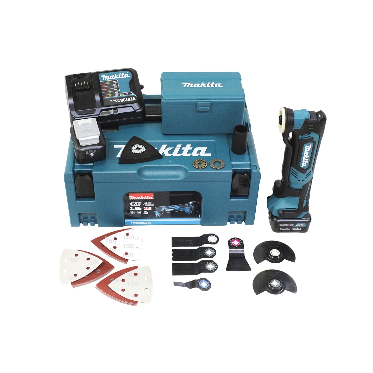 Makita Akku-Multifunktionswerkzeug TM30DSMJX5 max. 12 V Makita Akku-Multifunktionswerkzeug TM30DSMJX5 max. 12 V von Makita