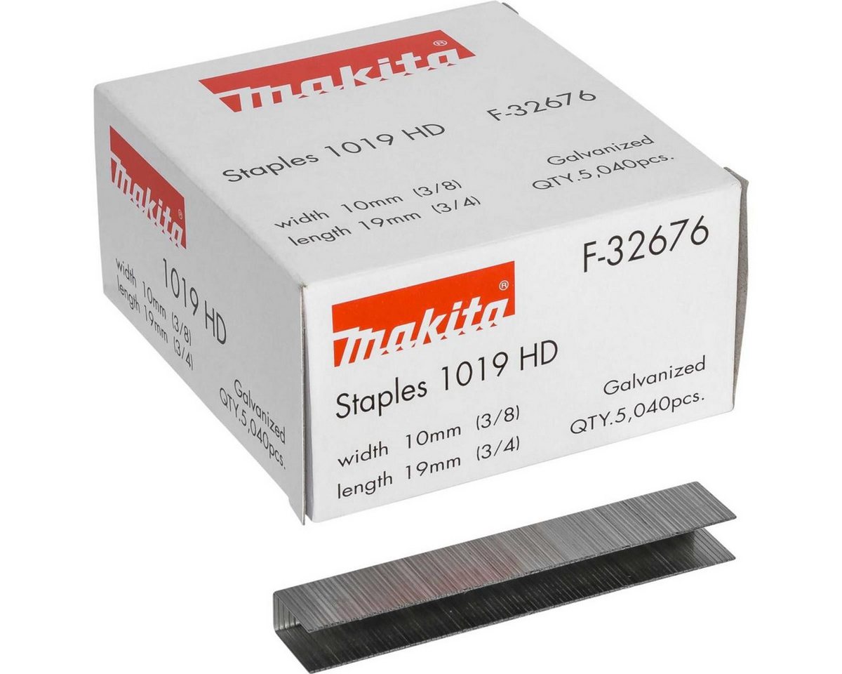 Makita Akku-Multifunktionswerkzeug Makita Tackerklammern 10-19mm F-32676 5040 pcs., Produkt, Makita, Makita Werkzeug und Geräte für Heimwerker und Handwerk Makita Akku-Multifunktionswerkzeug Makita Tackerklammern 10-19mm F-32676 5040 pcs., Produkt, Makita, Makita Werkzeug und Geräte für Heimwerker und Handwerk von Makita