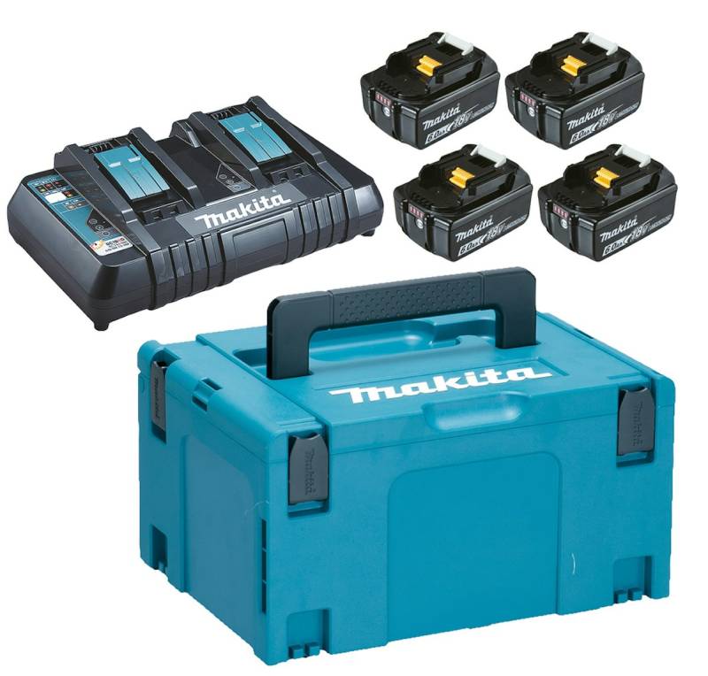 Makita  Akku-Power Kit 4 x 6,0 Ah LXT 18 V 198091-4 von Makita