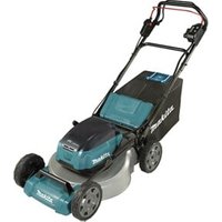 Makita Akku-Rasenmäher 2x18V / 5,0 Ah, 4 Akkus + Ladegerät von Makita