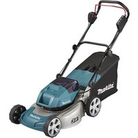 Makita Akku-Rasenmäher 2x18V / 6,0 Ah, 4 Akkus + Ladegerät Makita Akku-Rasenmäher 2x18V / 6,0 Ah, 4 Akkus + Ladegerät von Makita