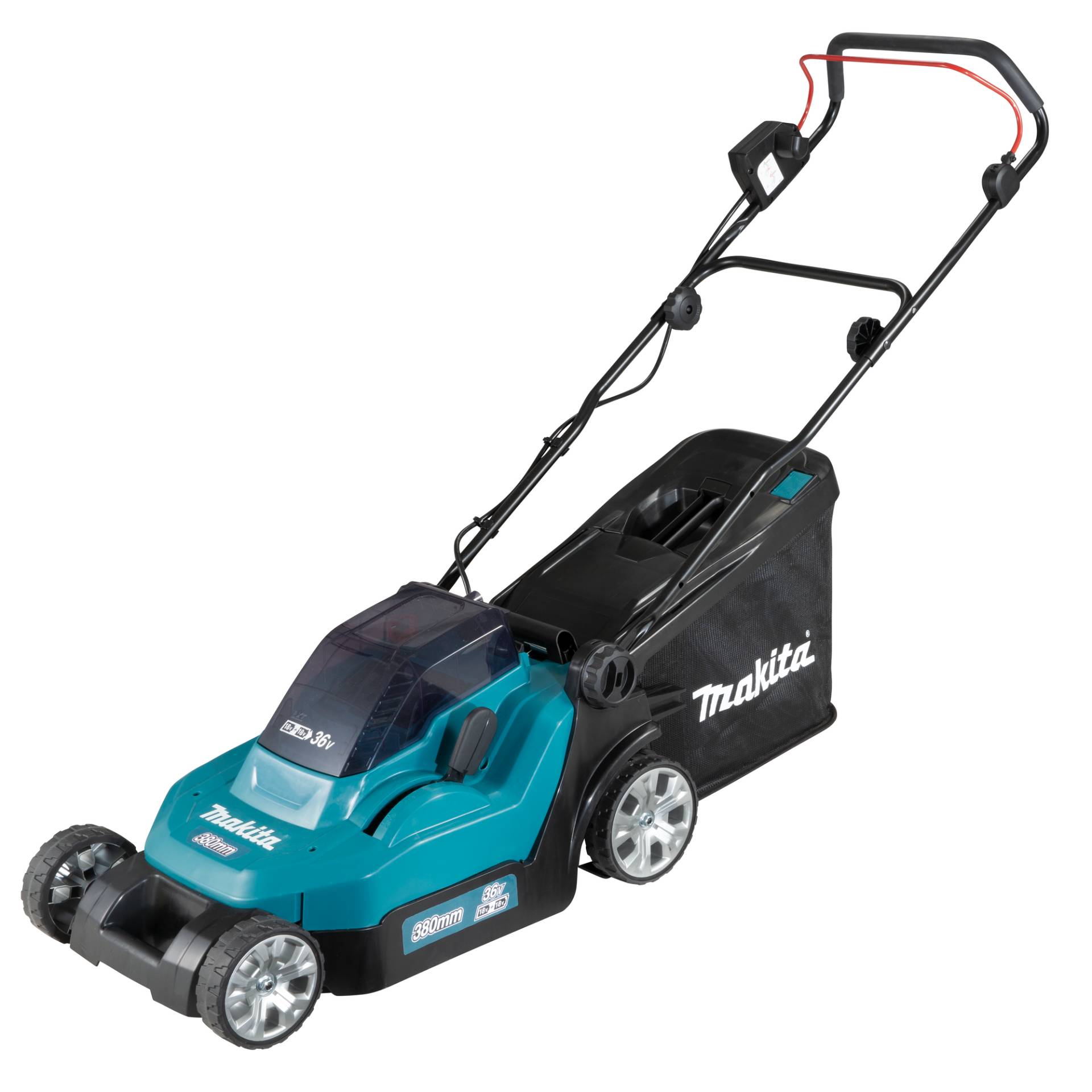 Makita Akku-Rasenmäher 'DLM382PM2' mit 2 x 18 V Akkus, bis 560 m² Makita Akku-Rasenmäher 'DLM382PM2' mit 2 x 18 V Akkus, bis 560 m² von Makita