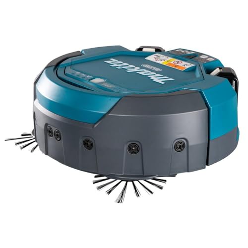 Makita Akku-Saugroboter 1 Stück, türkis/schwarz, DRC200Z, Kabellos|Waschbarer Filter|LED-Anzeige von Makita