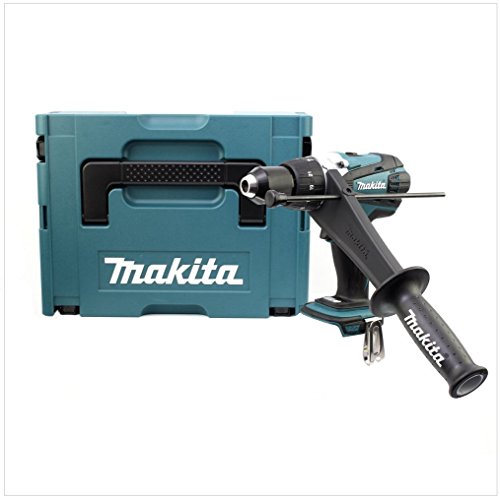 Makita Akku-Schlagbohrschrauber 18 V, im Makpac ohne Akku und Ladegerät, DHP458ZJ von Makita