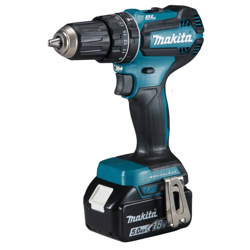 Makita Akku-Schlagbohrschrauber 'DHP485RTJ' mit 2 Akkus, 18 V von Makita