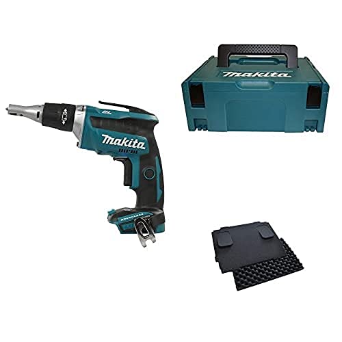 Makita Akku-Schnellbauschrauber 18,0 V (ohne Akku, ohne Ladegerät) + MAKPAC + Polster von Makita