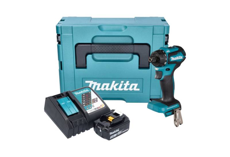Makita Säulenbohrmaschine DDF 083 RF1J 18 V 40 Nm 1/4'' + 1x Akku 3,0 Ah + Ladegerät + Makpac von Makita