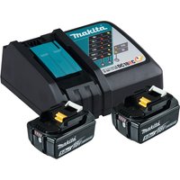 Makita Akku Starter-Set ""Power Source-Kit BL1850B"" 18 V, 5 Ah, inkl. Schnellladegerät von Makita