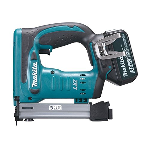 Makita Akku-Tacker, (18 V/5,0 Ah, 2 Akkus und Ladegerät im Makpac), DST221RTJ von Makita