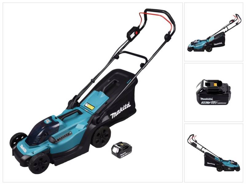 Makita Akkurasenmäher DLM 330 F1 Akku Rasenmäher 18 V 33 cm 30 l + 1x Akku 3,0 Ah - ohne La von Makita