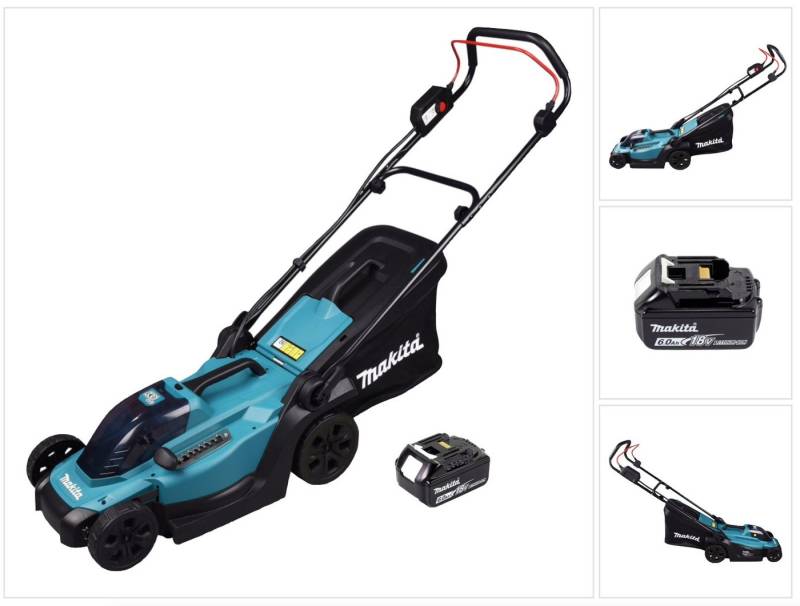 Makita Akkurasenmäher DLM 330 G1 Akku Rasenmäher 18 V 33 cm 30 l + 1x Akku 6,0 Ah - ohne La Makita Akkurasenmäher DLM 330 G1 Akku Rasenmäher 18 V 33 cm 30 l + 1x Akku 6,0 Ah - ohne La von Makita