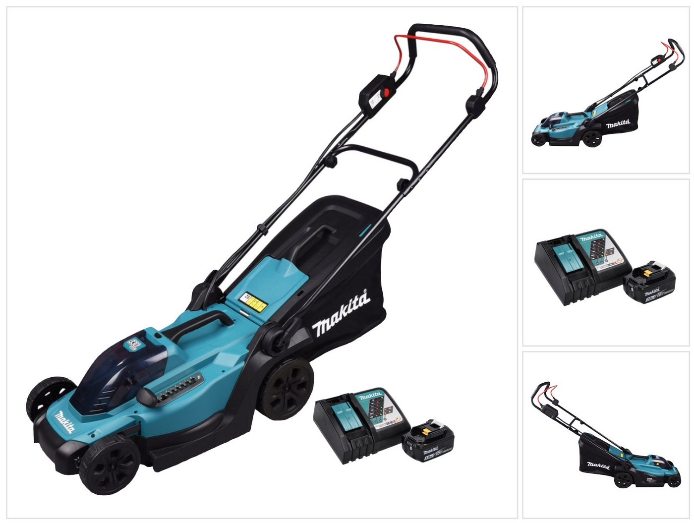 Makita Akkurasenmäher DLM 330 RF Akku Rasenmäher 18 V 33 cm 30 l + 1x Akku 3,0 Ah + Ladeger Makita Akkurasenmäher DLM 330 RF Akku Rasenmäher 18 V 33 cm 30 l + 1x Akku 3,0 Ah + Ladeger von Makita