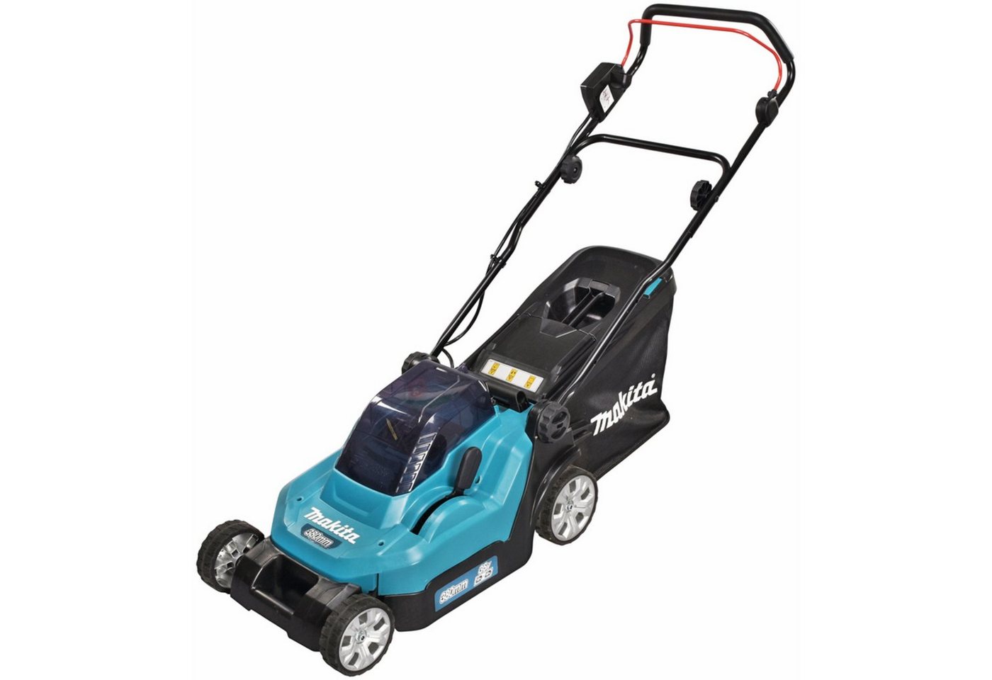 Makita Akkurasenmäher Makita Akku-Rasenmäher DLM382Z, 36Volt (2x18Volt), 38 cm Schnittbreite, (ohne Akku und Ladegerät) von Makita