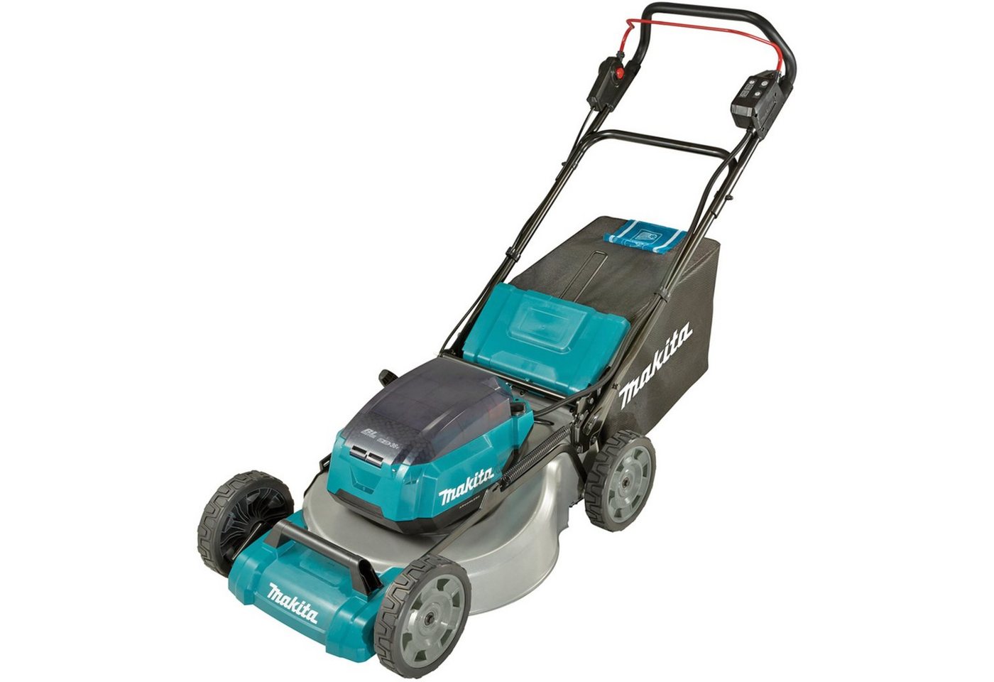 Makita Akkurasenmäher Makita Akku-Rasenmäher DLM534Z, 36Volt (2x18Volt), 53 cm Schnittbreite, (ohne Akku und Ladegerät) von Makita