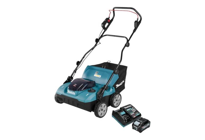 Makita Akkurasenmäher UV 001 GM101 Akku Vertikutierer 40 V max. 38 cm 50 l + 1x 4 Ah + Lader Makita Akkurasenmäher UV 001 GM101 Akku Vertikutierer 40 V max. 38 cm 50 l + 1x 4 Ah + Lader von Makita
