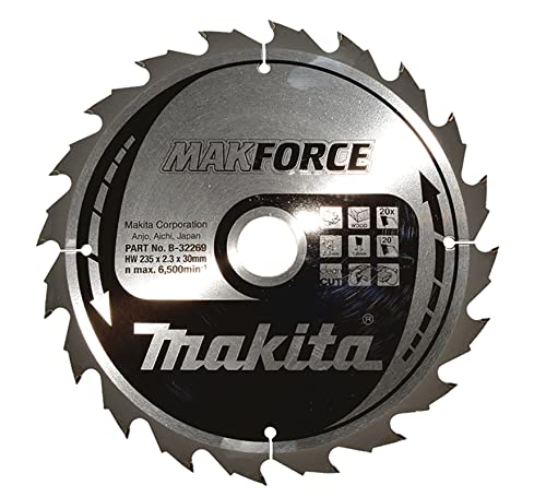 Makita MakForce Saegeblatt, 235 x 30 mm, 20Z, B-32269 von Makita