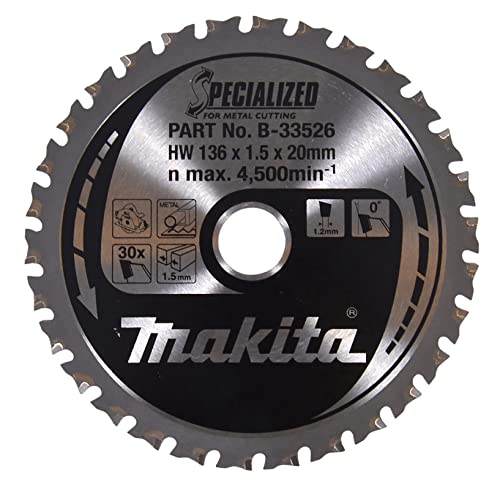 Makita B-33526 SPECIALIZED Saegeb.136x20x30Z, 18 x 540 mm, Farbe von Makita