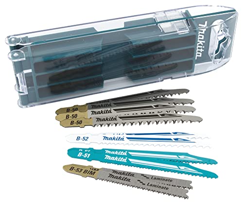 Makita B-44426 Stichsägeblatt-Set B 10-teilig mit Aufbewahrungsbox, ideal für Schnitte in Holz, Metall und Kunststoff Makita B-44426 Stichsägeblatt-Set B 10-teilig mit Aufbewahrungsbox, ideal für Schnitte in Holz, Metall und Kunststoff von Makita