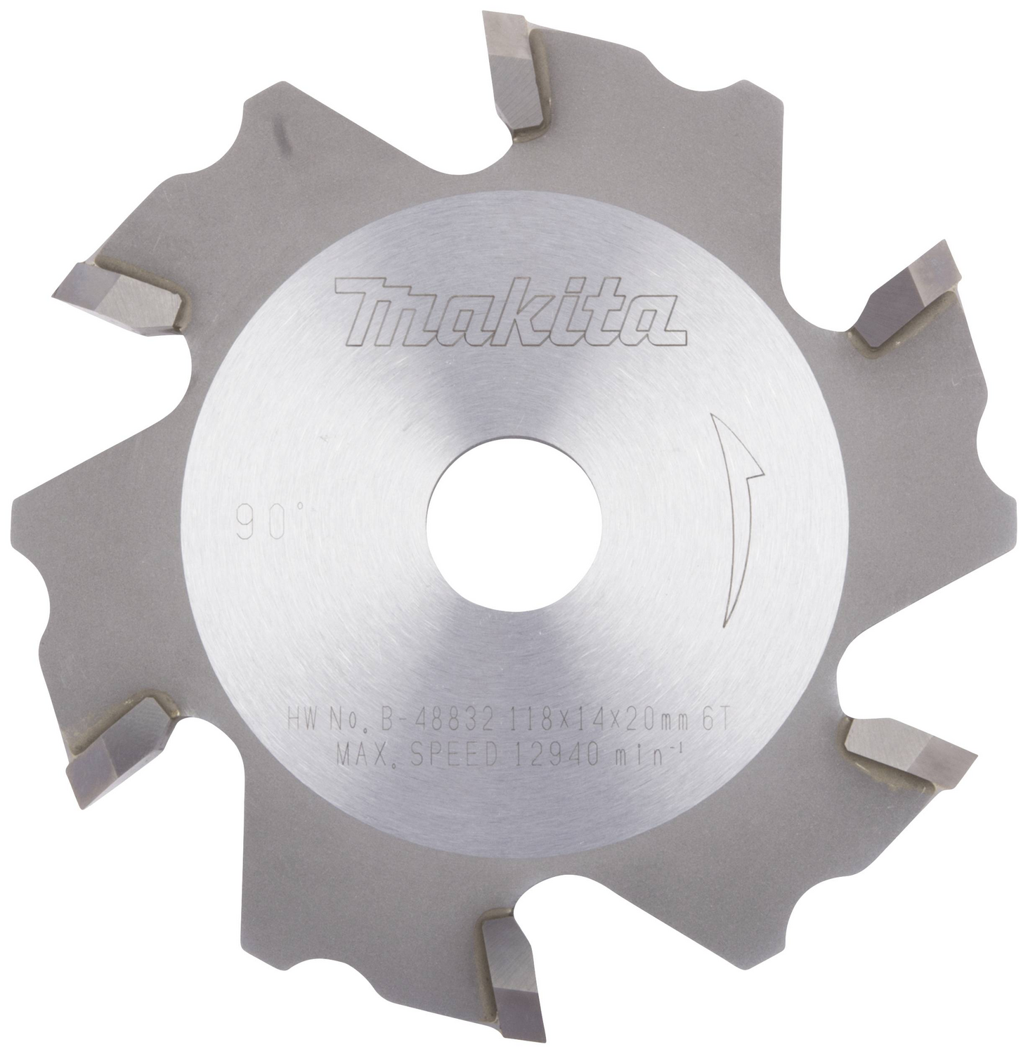 Makita B 48832 Nutfräser Fräswerkzeug Hartmetall Produktabmessung ø 118 Mm  B-Ware von Makita