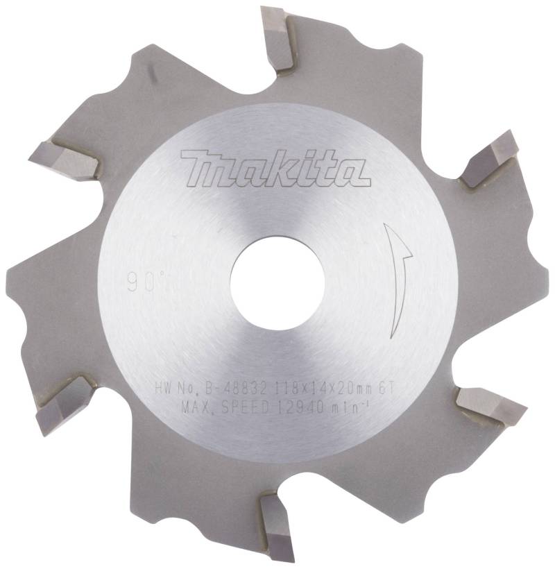 Makita B 48832 Nutfräser Fräswerkzeug Hartmetall Produktabmessung ø 118 Mm  B-Ware von Makita