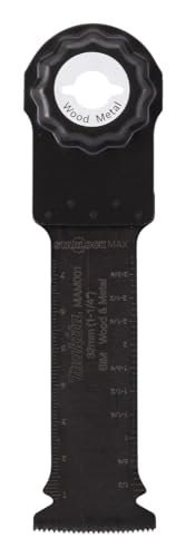 Makita B-66400 Starlock Max BiM Tauchsägeblatt 32 mm MAM001 wood and metal, für Holz, Holz mit Nagelrückständen, Epoxid, Gipskarton, 80 mm Eintauchtiefe, für Multitool, Multifunktionswerkzeug, 1 Stück Makita B-66400 Starlock Max BiM Tauchsägeblatt 32 mm MAM001 wood and metal, für Holz, Holz mit Nagelrückständen, Epoxid, Gipskarton, 80 mm Eintauchtiefe, für Multitool, Multifunktionswerkzeug, 1 Stück von Makita