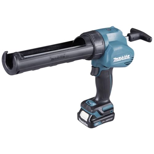 Makita CG100DSYEX Akku-Kartuschenpistole (Akku/Ladegerät im Transportkoffer, 150 Watt, 10,8 V) Blau mit 2X Akku 1,5 Ah von Makita